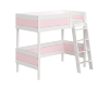Детская кровать-чердак ellipse basic - Детская кровать-чердак ellipse basic розовая