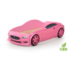 Детская кровать-машина EVO Тесла - Детская кровать машина ТЕСЛА розовая