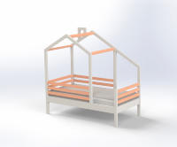 Детская кровать-домик Рига-1