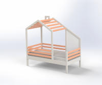 Детская кровать-домик Рига-3