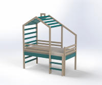 Детская кровать-домик Типи-1