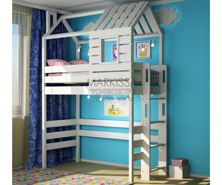 Детская кровать-чердак Мансарда 2.0 премиум