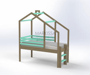 Детская кровать-домик Фале-1