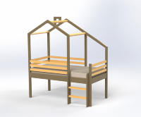 Детская кровать-домик Вардо-1