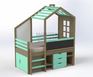 Детская кровать-домик Вардо-11